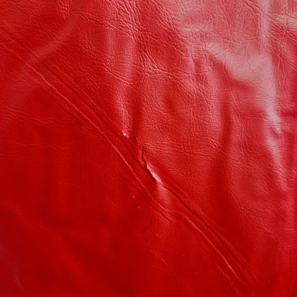 Vintage W.W. Mark Clothiers Red Vinyl‎ Garment Bag & Wishbone Wooden Suit Hanger